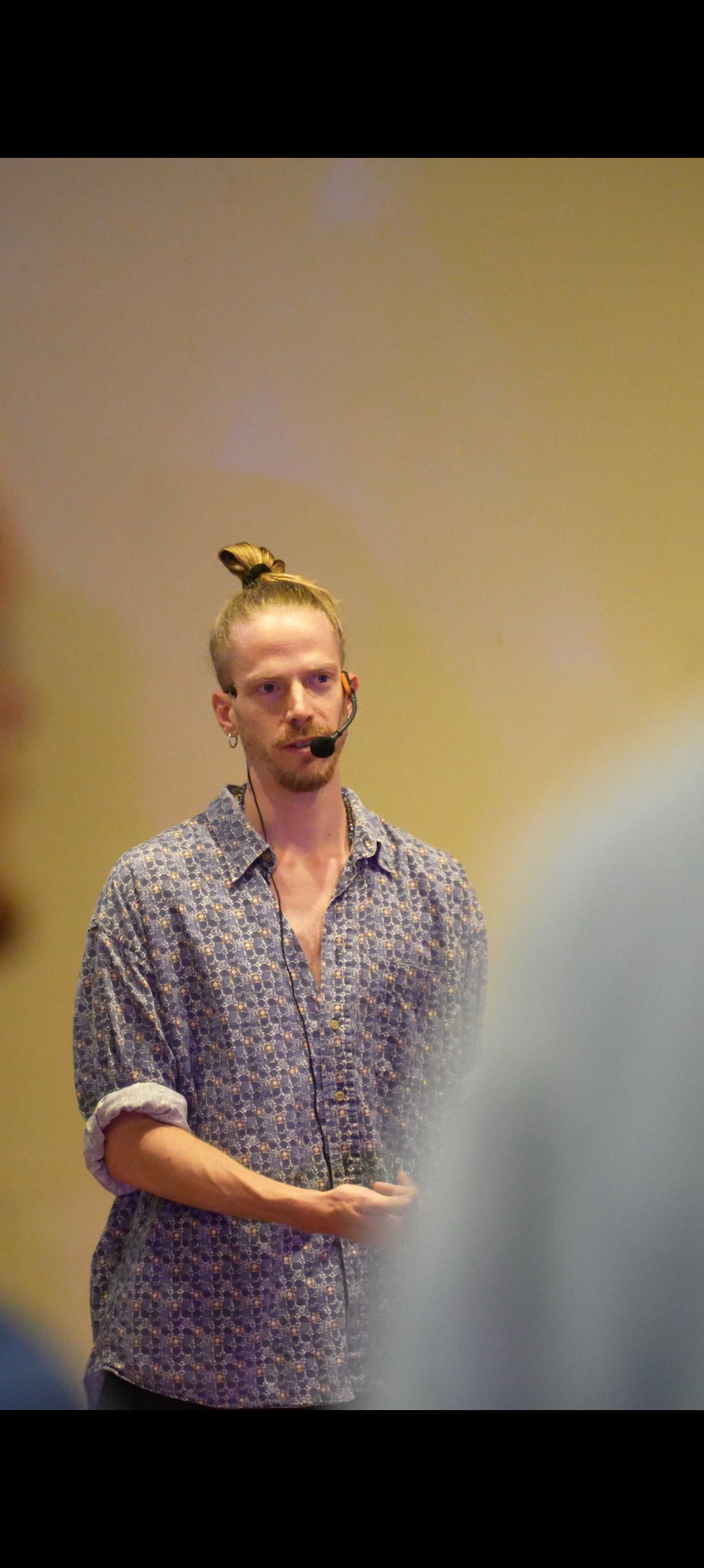 Niko Bo presenting